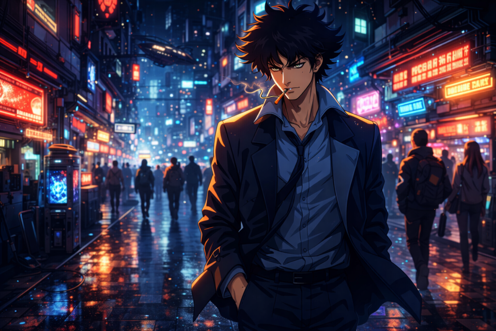 Cowboy Bebop space western anime scene better than Dragon Ball comparison