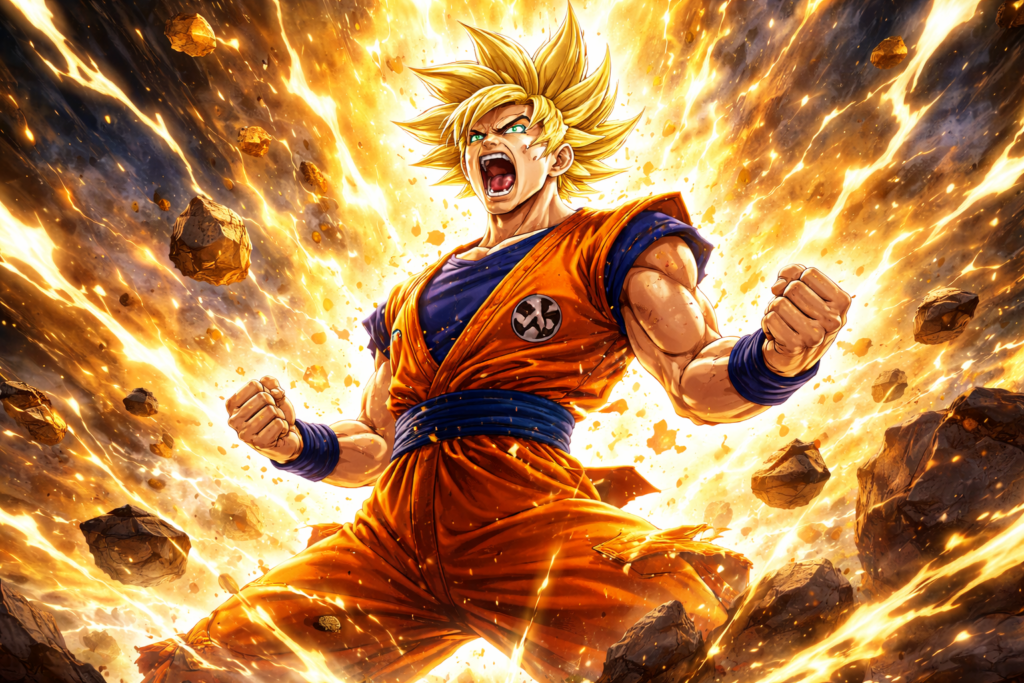 Dragon Ball movie legendary Saiyan battle