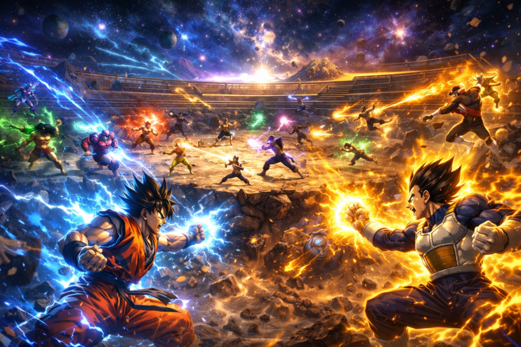 Dragon Ball Super Epic battle at the Tournament of Power
