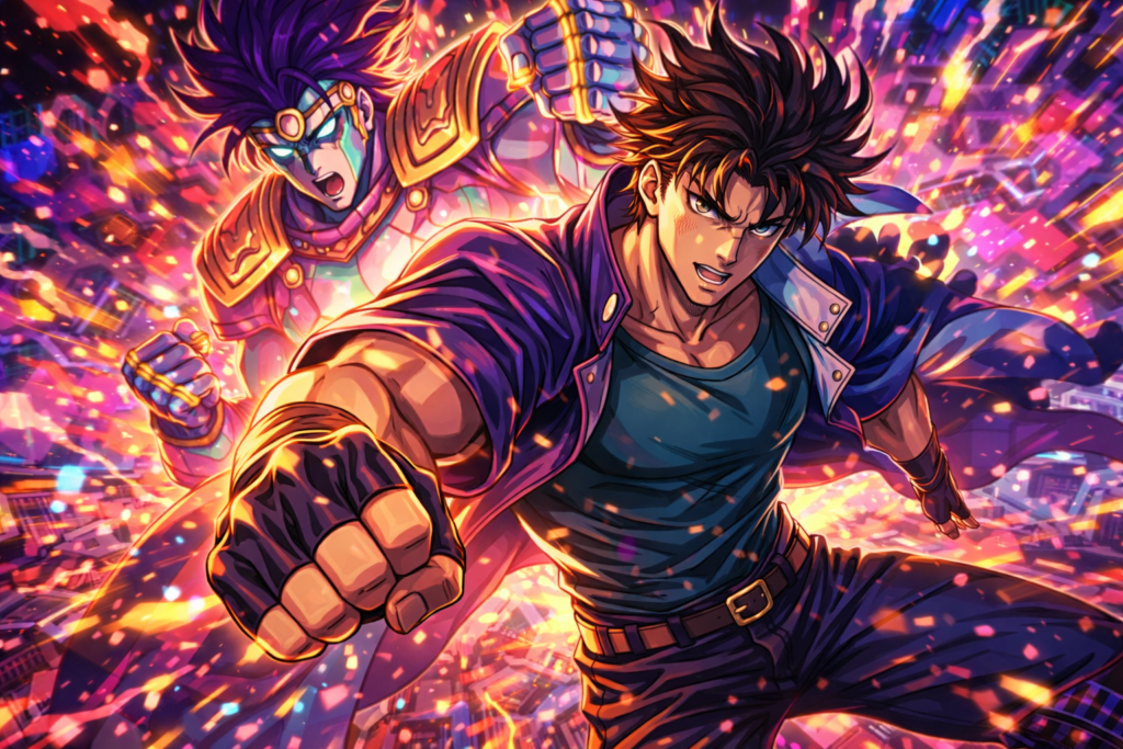 JoJo Bizarre Adventure stand power scene anime better than Dragon Ball