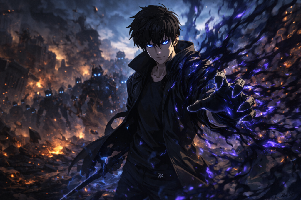 solo leveling season 3 Sung Jinwoo shadow army power moment
