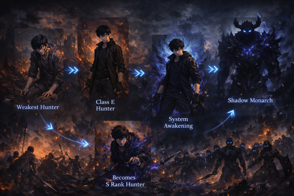 solo leveling season 3 anime dark fantasy battlefield
