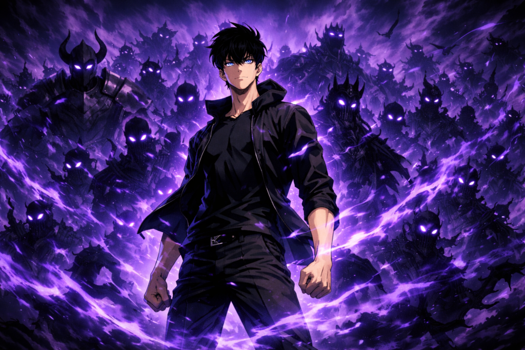 solo leveling season 3 hunter alliance war scene