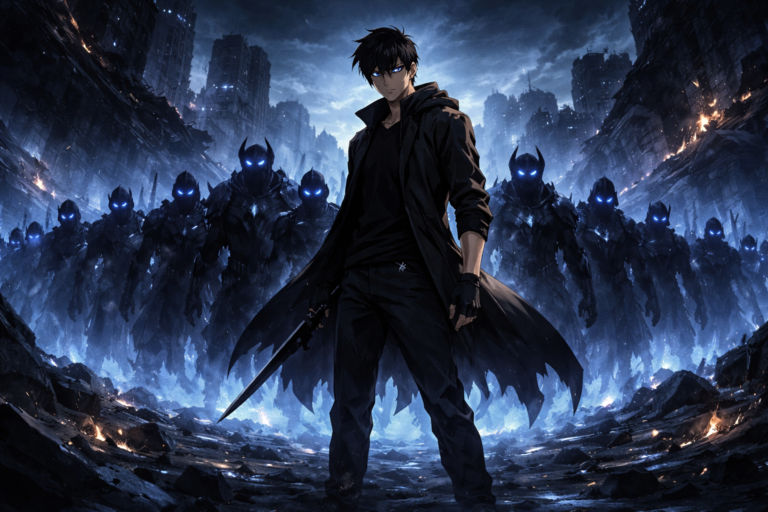 solo leveling season 3 epic monarch battle anime scene