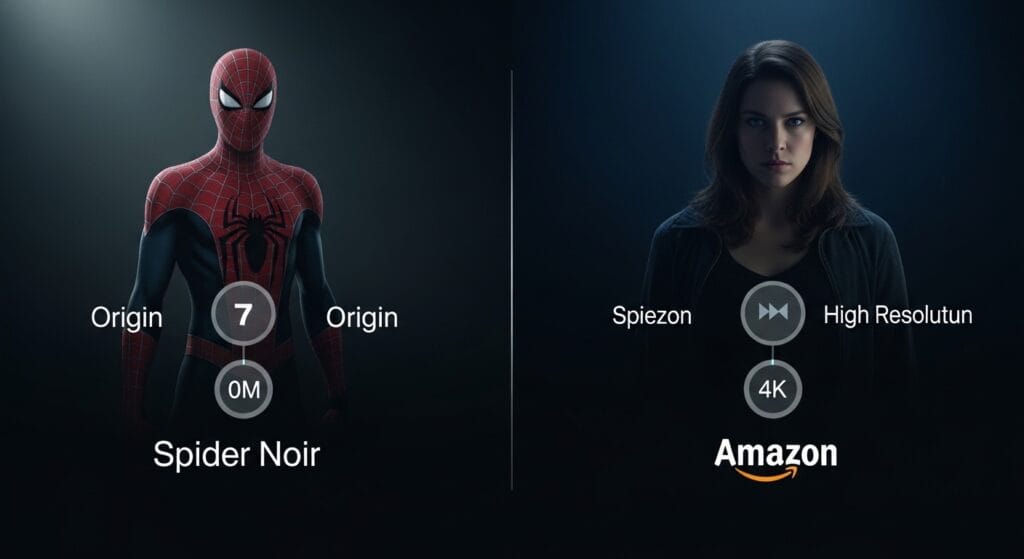Spider Noir comics to live-action Amazon series timeline visual concept