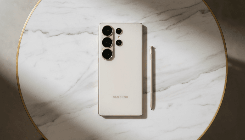 Samsung Galaxy S26 Ultra India price reveal showcasing flagship smartphone with premium finish