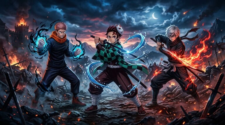 Hell’s Paradise game inspired by Jujutsu Kaisen and Demon Slayer anime battle styles