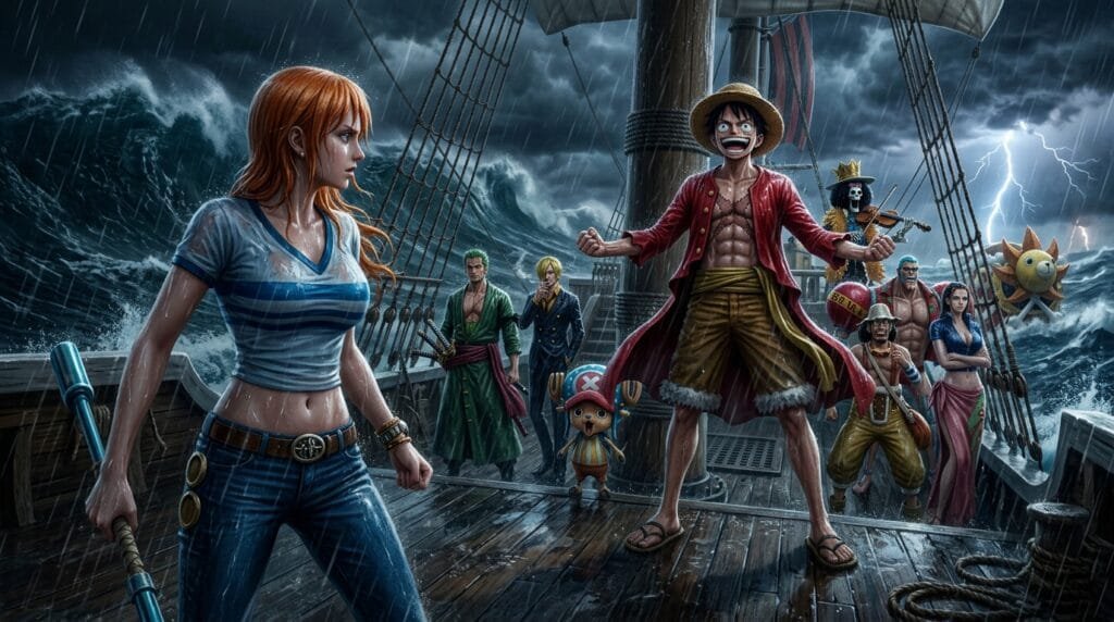 Luffy and Nami featured in new One Piece series reveal