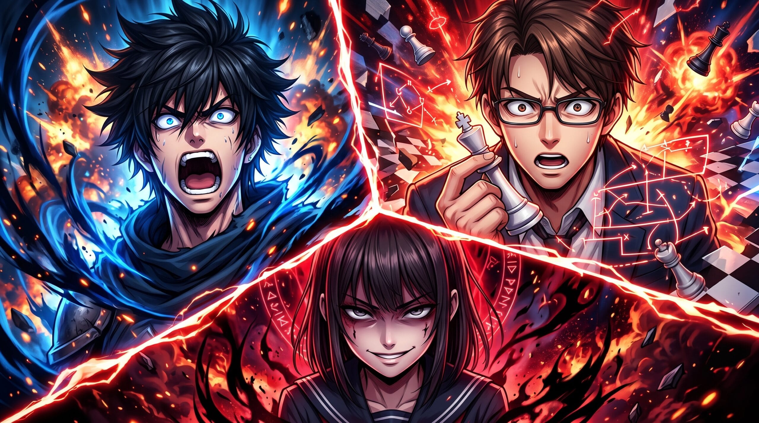 Solo Leveling meets Death Note anime comparison featuring Classroom of the Elite viral anime thumbnail