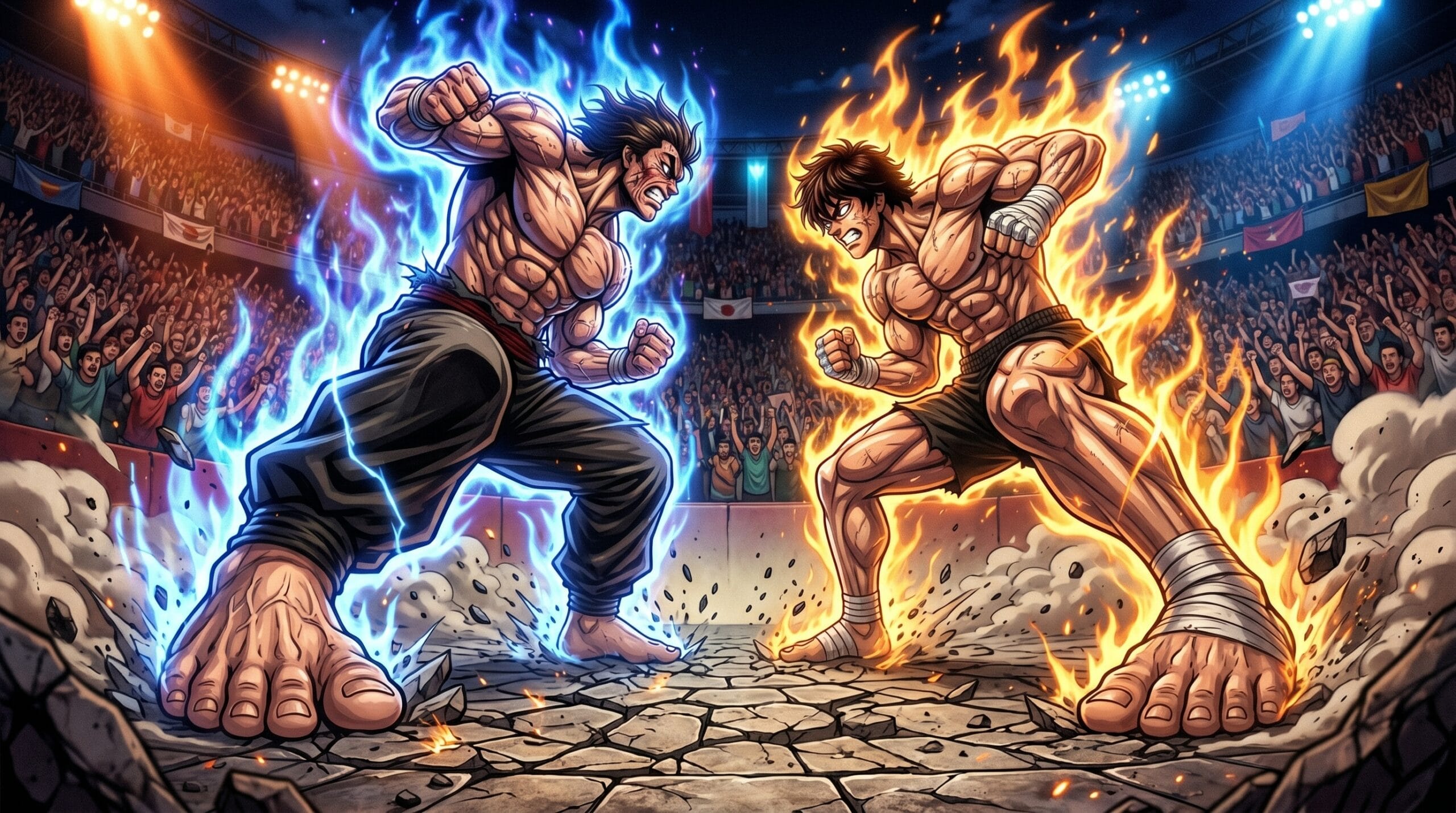 Baki-Dou Part 2 trailer battle inspired artwork