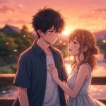 You and I Are Polar Opposites Season 2 anime visual featuring romantic main characters.