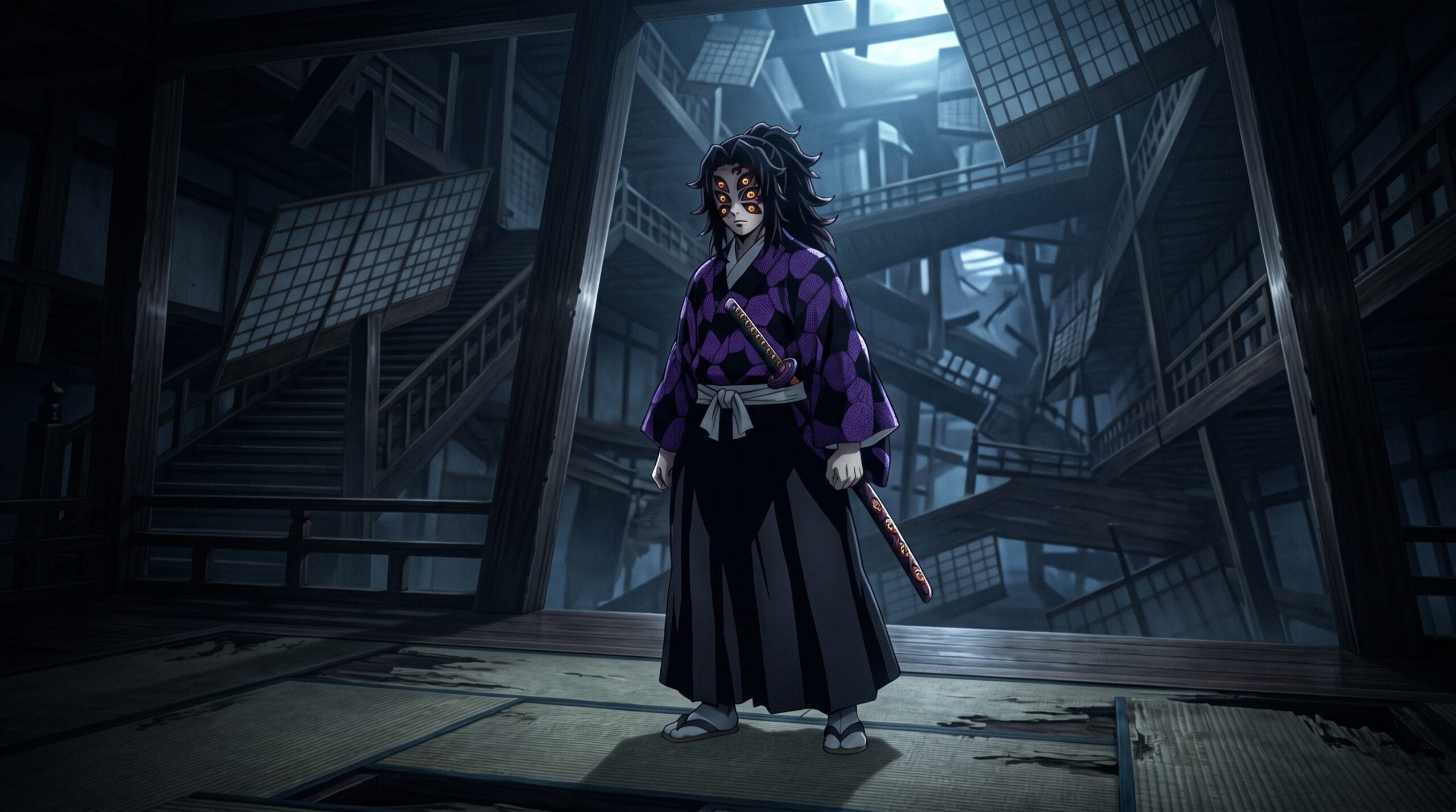 Powerful Upper Rank demon battle in Demon Slayer Infinity Castle Part 2