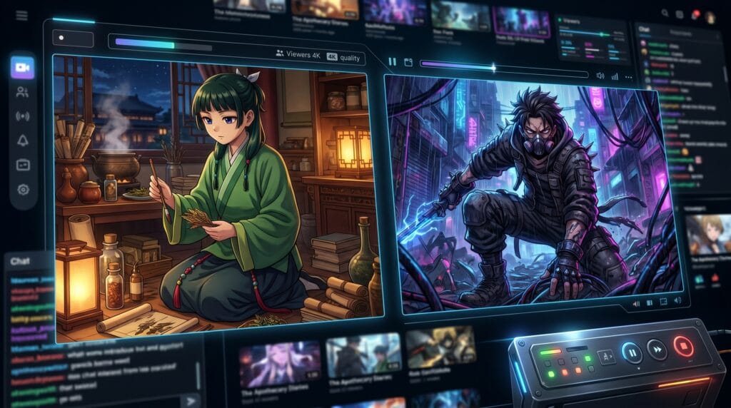 The Apothecary Diaries Season 3 and Gachiakuta Season 2 Crunchyroll anime lineup.