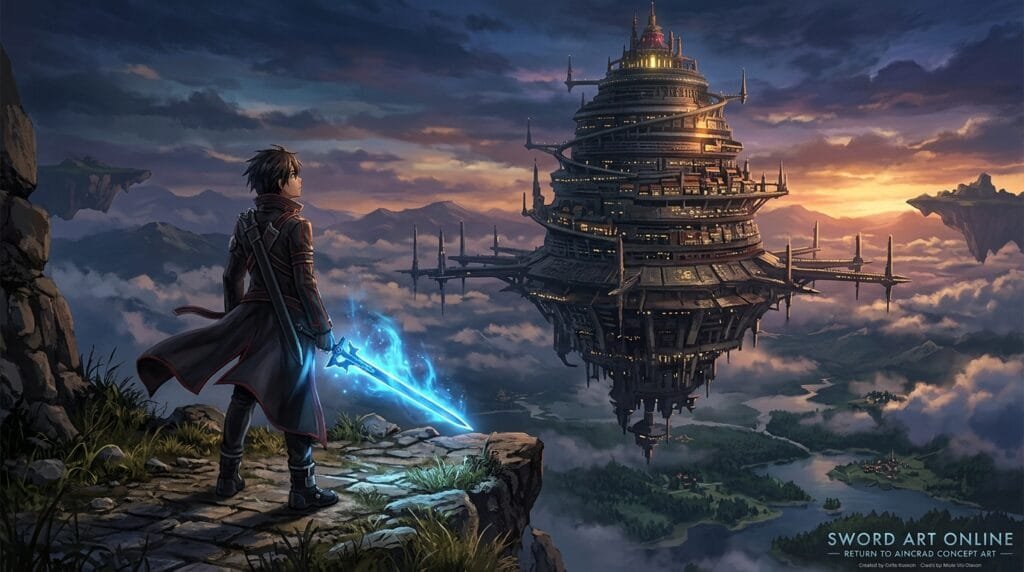 Return to Aincrad Sword Art Online concept art
