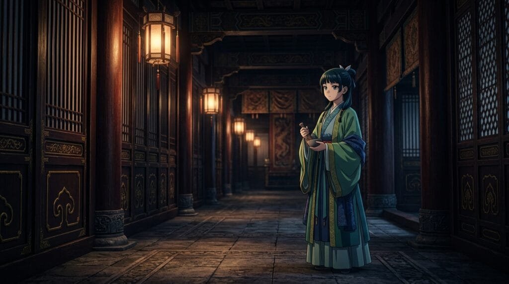 The Apothecary Diaries anime movie official poster featuring Maomao