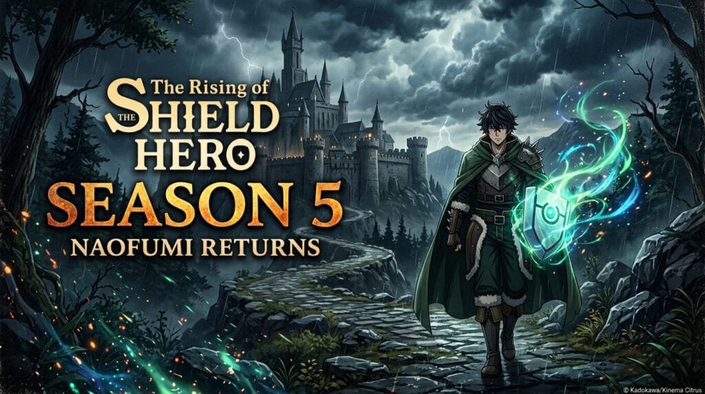 Naofumi returns in Shield Hero Season 5 teaser.