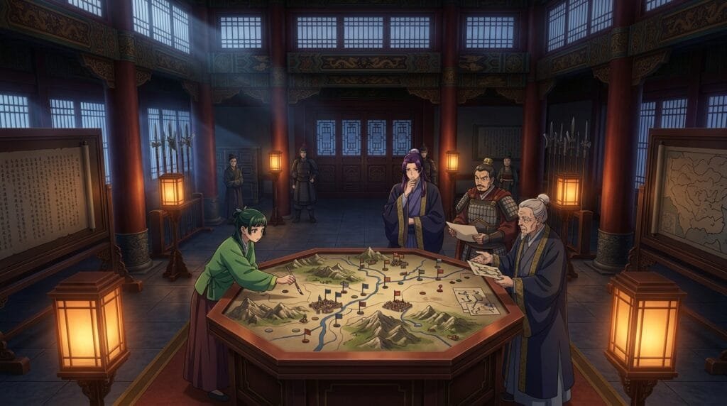 Palace conflict in The Apothecary Diaries movie