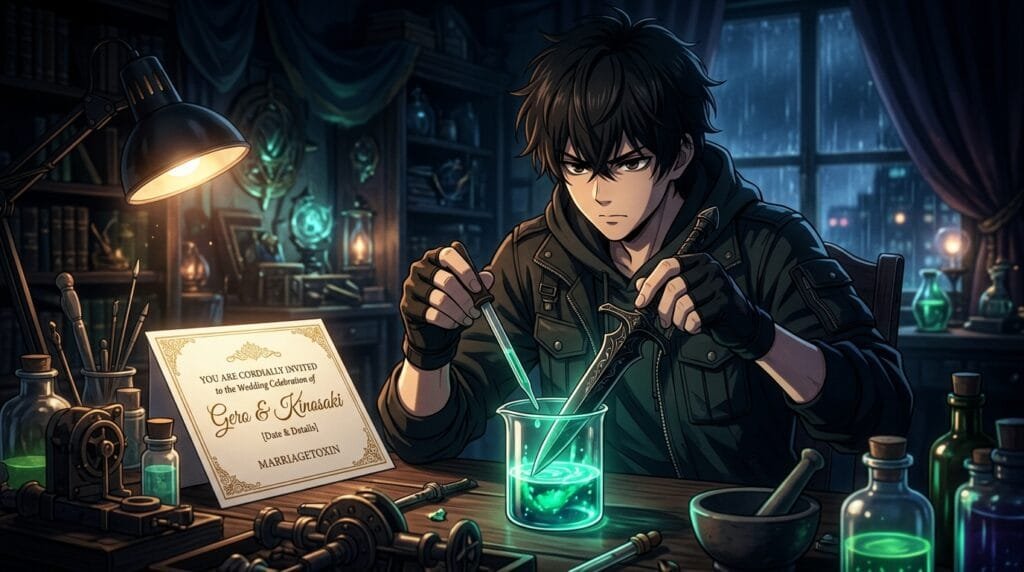 MARRIAGETOXIN anime trailer scene concept