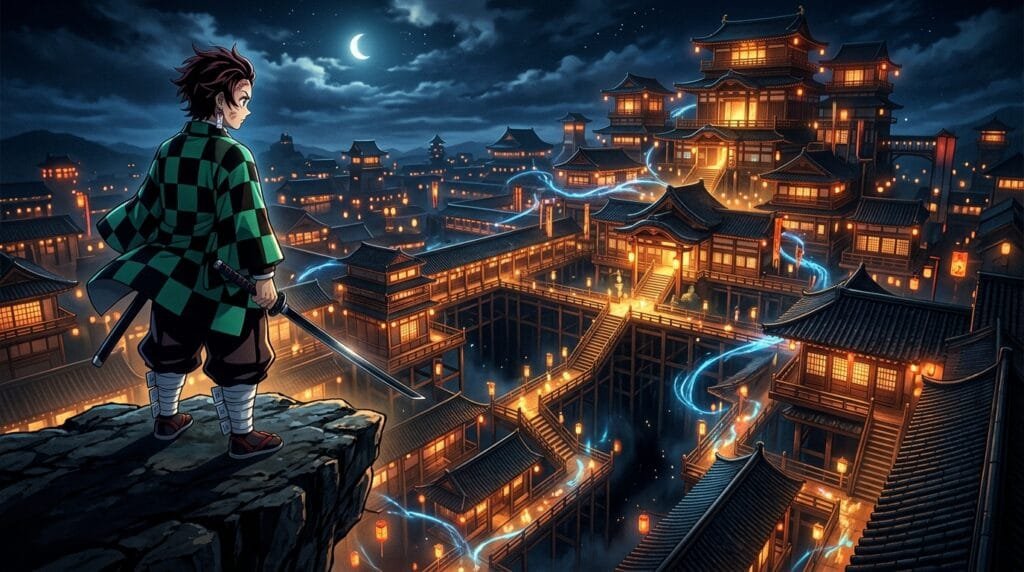 Infinity Castle Crunchyroll premiere artwork