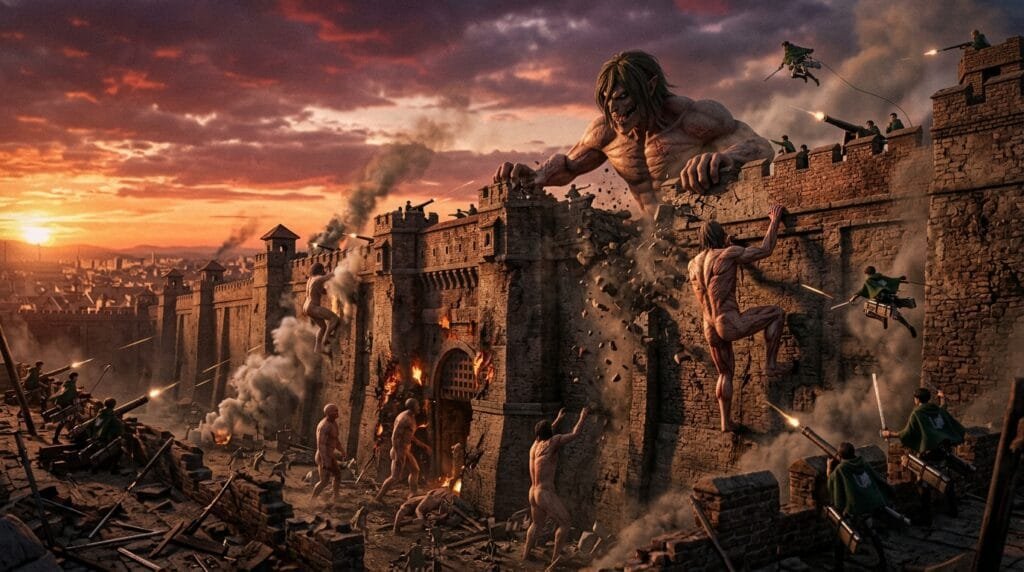Attack On Titan franchise continuation visual